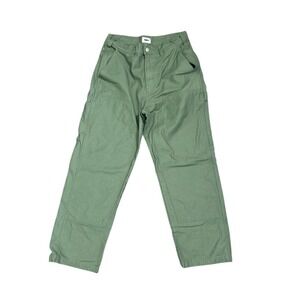 Obey Big Timer Twill Double Knee Pant Carpenter Pants Sage Green Mens Size 30x29